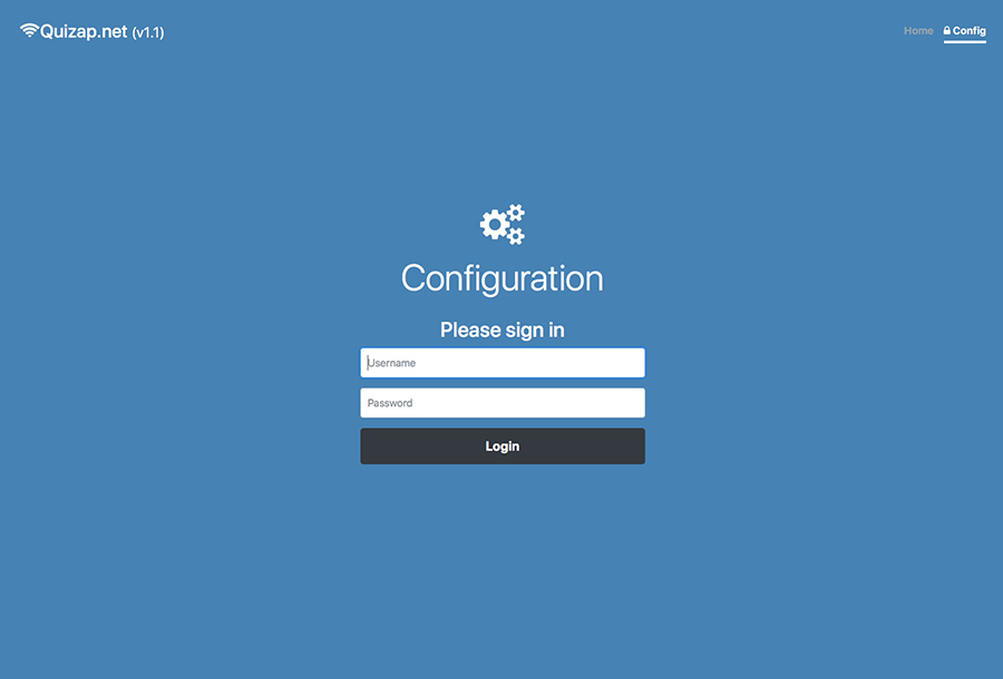 Configuration Login